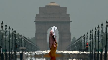 Vague de chaleur à New Delhi, le 13 juin 2025
