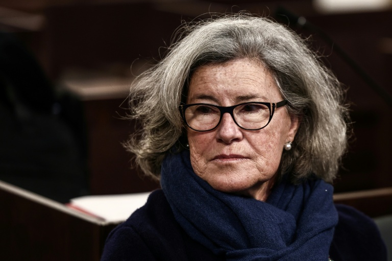 Marie-France Lorho au tribunal de Marseille le 17 décembre 2025
