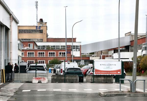 L'usine du constructeur automobile Stellantis à Poissy (Yvelines), le 23 septembre 2025