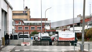 L'usine du constructeur automobile Stellantis à Poissy (Yvelines), le 23 septembre 2025