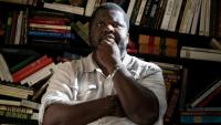 L'écrivain canado-haïtien Thélyson Orélien, le 24 septembre 2026 à Manosque, dans le sud-est de la France