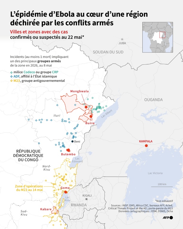 L'épidémie d'Ebola au cœur d'une région déchirée par les conflits armés
