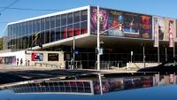 La Wiener Stadthalle le 19 septembre 2025 à Vienne, ville choisie pour accueillir le Concours Eurovision de la Chanson 2026