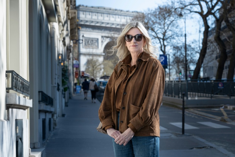 L'ancienne journaliste de la BBC, Lisa Brinkworth, le 18 mars 2026 à Paris