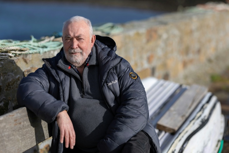 Le maire actuel de l'Île de Molène Didier Delhalle, à Molène le 3 février 2026
