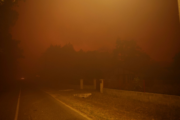 Feu de forêr à Luglon, dans les Landes, le 13 août 2026