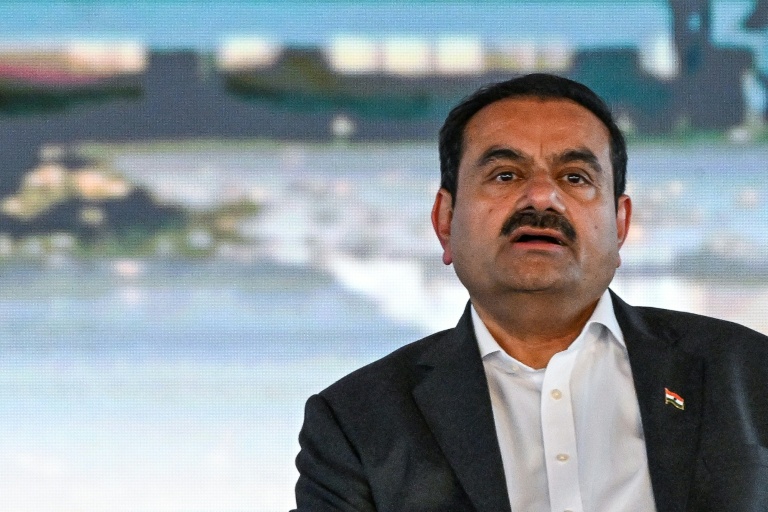 Gautam Adani lors d'une cérémonie à Bombay le 8 octobre 2025