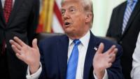 Le président Donald Trump, dans le bureau ovale de la Maison blanche, à Washington le 10 juin 2026.