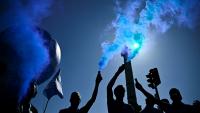 Des manifestants place de la Bastille à Paris, le 18 septembre 2025