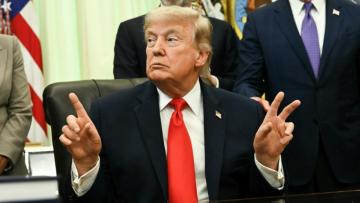 Donald Trump dans le bureau Ovale, le 11 juin 2026.