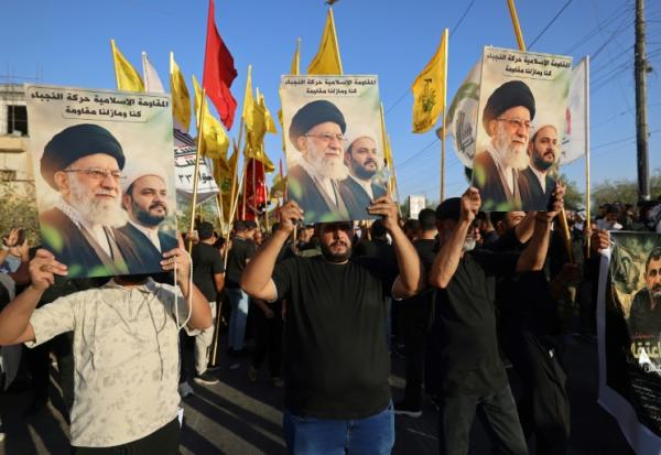 Manifestation pro-iranienne à Bagdad, le 19 août 2026