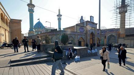 Dans le centre de Téhéran le 28 janvier 2026