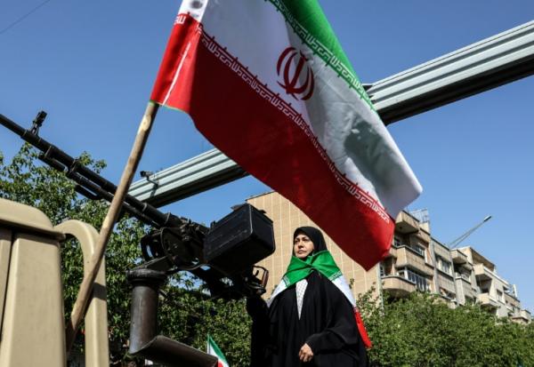 Rassemblement à Téhéran en l'honneur des femmes tuées pendant la guerre, le 17 avril 2026