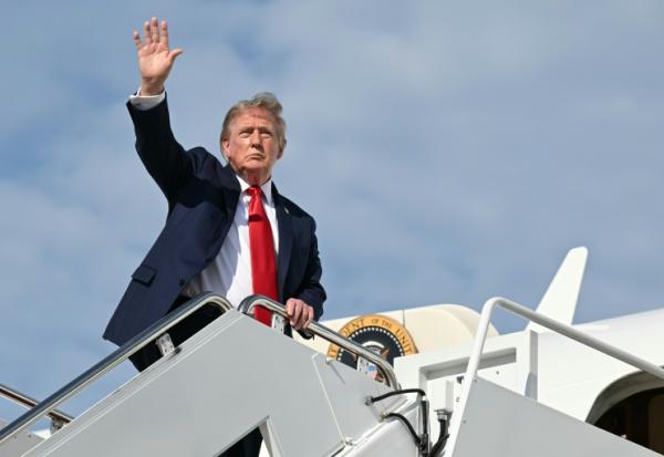 Le président américain Donald Trump à Joint Base Andrews, dans le Maryland le 21 août 2026