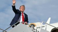 Le président américain Donald Trump à Joint Base Andrews, dans le Maryland le 21 août 2026