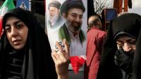 Manifestation de soutien au nouveau guide suprême iranien Mojtaba Khamenei, le 9 mars 2026 à Téhéran