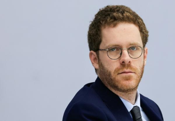 Le ministre de l'Action et des Comptes publics David Amiel, à Paris le 18 octobre 2026.
