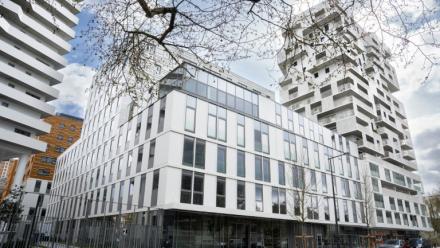 Image du bâtiment destiné à abriter l'Autorité douanière européenne à Lille, le 25 mars 2026 dans le Nord