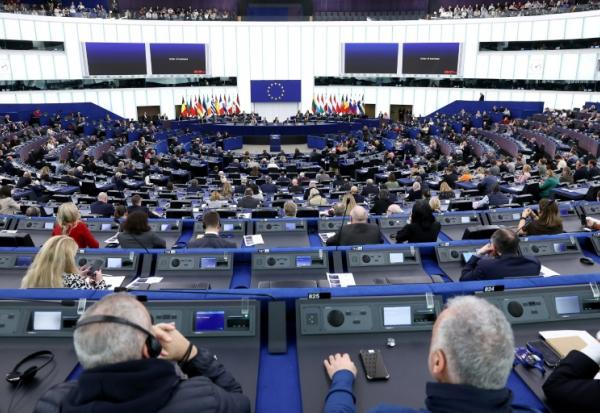 Le Parlement européen, à Strasbourg, le 9 février 2026