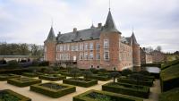 Les dirigeants des Vingt-Sept se réunissent jeudi au château d'Alden Biesen, dans la province flamande du Limbourg, ici photographié le 11 février 2026