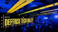 Photographie prise le 16 septembre 2025, et publiée le 19 septembre 2025, montrant des participants à un salon dédié aux technologies militaires à Lviv, en Ukraine