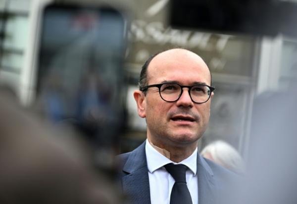 Le ministre de l'Industrie Sébastien Martin à Mérignac en Gironde le 16 juin 2026