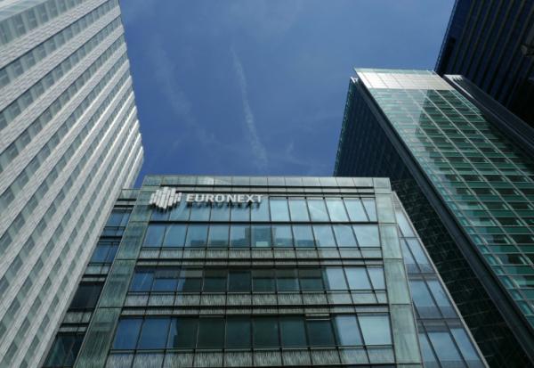 Le siège d'Euronext à La Défense, près de Paris, le 10 mai 2024
