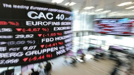 La salle de contrôle d'Euronext, société qui gère la Bourse de Paris