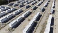 Un site de stockage de batteries près de Galabovo, en Bulgarie, le 18 septembre 2026