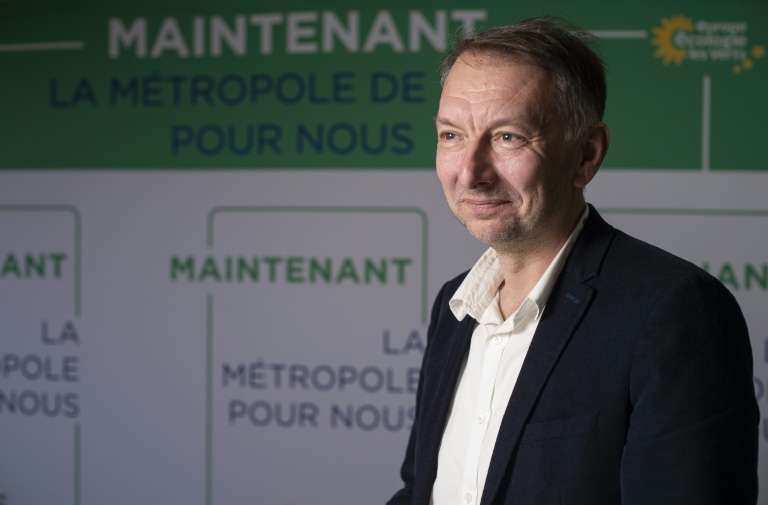 Bruno Bernard, candidat d'Europe Écologie Les Verts (EELV) aux élections municipales de Lyon, le 24 janvier 2020 à Lyon