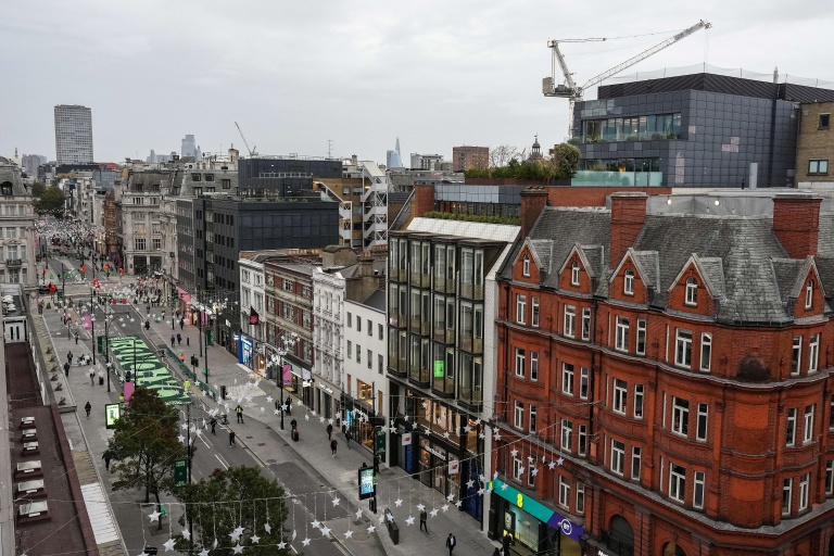La partie piétonne d'Oxford Street, à Londres, le 26 octobre 2026