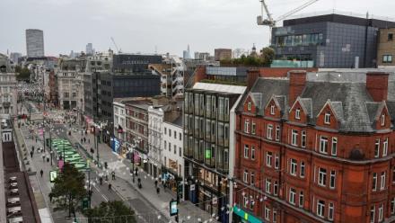 La partie piétonne d'Oxford Street, à Londres, le 26 octobre 2026