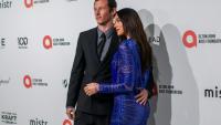 La chanteuse Dua Lipa et l'acteur Callum Turner à une cérémonie organisée par  Elton John AIDS Foundation à West Hollywood, en Californie, le 15 mars 2026