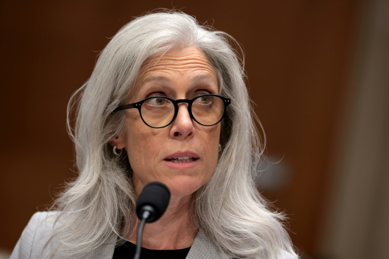 Susan Monarez, directrice des Centres pour le contrôle et la prévention des maladies (CDC), limogée par l'administration Trump, à Washington, aux Etats-Unis, le 25 juin