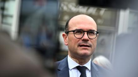 Le ministre français délégué à l'Industrie, Sébastien Martin, à Mérignac, sud-ouest de la France, le 16 juin 2026