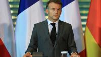 Le président français, Emmanuel Macron, le 24 juin 2026 à Berlin