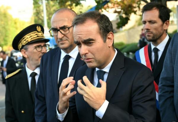 Le Premier ministre Sébastien Lecornu, le 11 octobre 2025 à L'Haÿ-les-Roses  