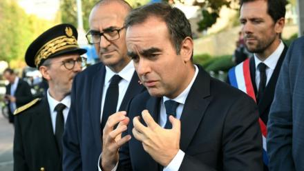 Le Premier ministre Sébastien Lecornu, le 11 octobre 2025 à L'Haÿ-les-Roses  