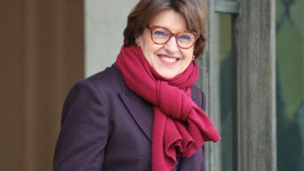 La ministre de l'Agriculture Annie Genevard, à l'Elysée à Paris, le 5 janvier 2026