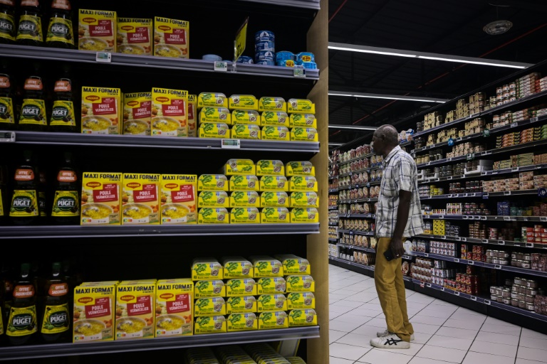 Dans un supermarché à Fort-de-France, en Martinique, le 14 octobre 2024