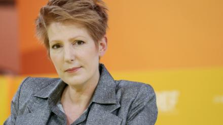 Natacha Polony lors de La REF 2026, le meeting des entrepreneurs, à Paris le 26 août 2026