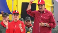 Le président Nicolas Maduro et son épouse Cilia Flores, à Caracas, le 4 février 2025 au Venezuela