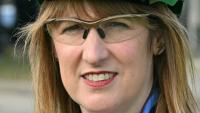 La ministre des Finances britannique, Rachel Reeves, à St Fergus, dans le nord de l'Écosse, le 1er août 2025