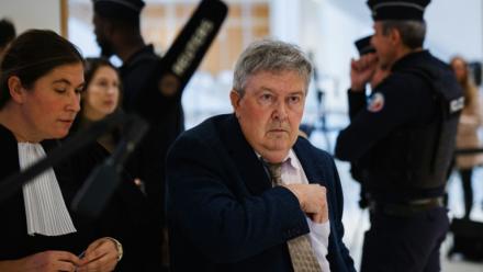 Bruno Pescheux, ancien directeur de la filiale syrienne de Lafarge de 2008 à l'été 2014, le 4 novembre 2025, à Paris