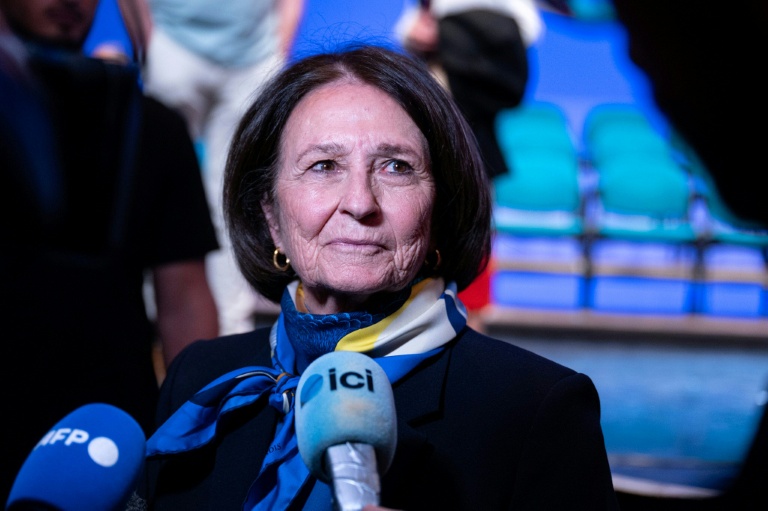 osée Massi, maire sortante de Toulon et candidate à sa réélection sous l'étiquette 