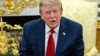 Le président américain Donald Trump dans le Bureau ovale de la Maison Blanche, le 17 août 2026 à Washington