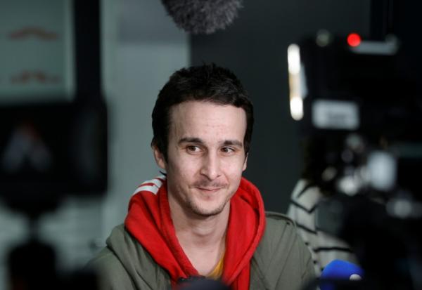 Tom Félix le 5 février 2026 à Roissy-Charles de Gaulle, près de Paris