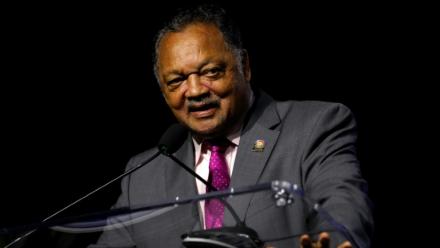 Le pasteur Jesse Jackson à Detroit, le 24 juillet 2019 dans le Michigan