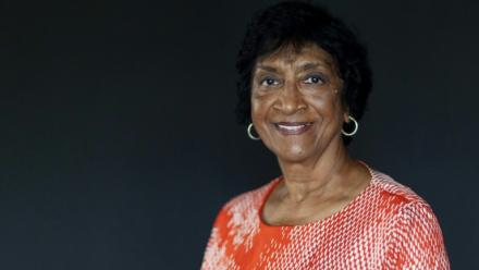 L'ancienne Haute-Commissaire aux droits de l'homme à l'ONU, Navi Pillay, le 20 janvier 2023à Johannesburg, en Afrique du Sud