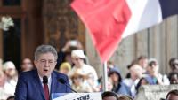 Jean-Luc Mélenchon (LFI), pour son premier meeting de campagne présidentielle, le 7 juin 2026 à Saint-Denis